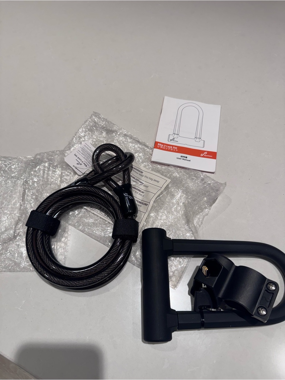 Sportneer Bike U Lock